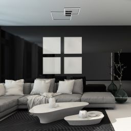 Rabalux Ocean lampa podsufitowa 2x26W LED czarny mat/biały 5256