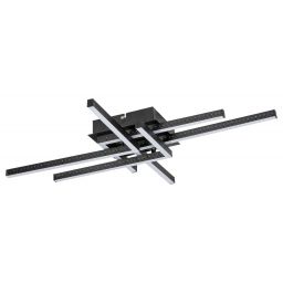 Rabalux Casimir lampa podsufitowa 4x35W LED czarny mat/biały 5268