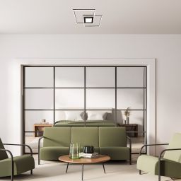 Rabalux Casimir lampa podsufitowa 3x40W LED czarny mat/biały 5269