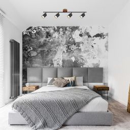 Rabalux Edmund lampa podsufitowa 4x25W czarny/dąb 5298