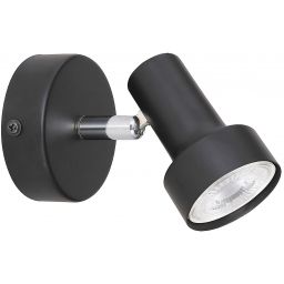 Rabalux Konrad kinkiet 1x50W czarny 5322