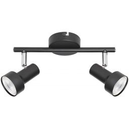 Rabalux Konrad lampa podsufitowa 2x50W czarna 5323