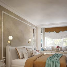 Rabalux Divina kinkiet 1x9W złoty/biały 5351