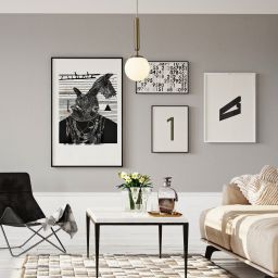 Rabalux Divina lampa wisząca 1x9W złoty/biały 5352