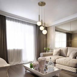 Rabalux Divina lampa wisząca 3x9W złoty/biały 5353