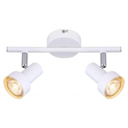 Rabalux Konrad lampa podsufitowa 2x50 W biała mat 5355