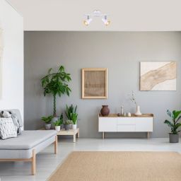 Rabalux Konrad lampa podsufitowa 2x50 W biała mat 5355