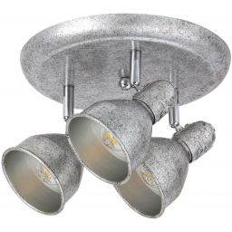 Rabalux Thelma lampa podsufitowa 3x40 W srebrna 5388