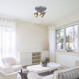 Rabalux Thelma lampa podsufitowa 3x40 W srebrna 5388