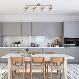 Rabalux Thelma lampa podsufitowa 4x40 W srebrna 5389