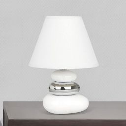 Rabalux Salem lampa stołowa 1x40W biała 4949
