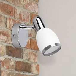 Rabalux Elite kinkiet 1x40W biały/chrom 6060