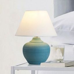 Rabalux Molly lampa stołowa 1x40W biała/niebieska 4392