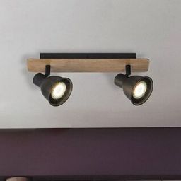Rabalux Mac lampa podsufitowa 2x15W czarna 5903