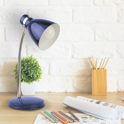 Rabalux Patric lampa biurkowa 1x40W niebieska 4207