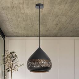 Rabalux Kaia lampa wisząca 1x40W czarna 2278