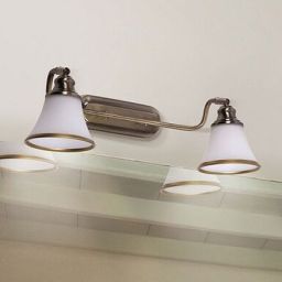 Rabalux Grando kinkiet 2x40W biały/brąz 6546