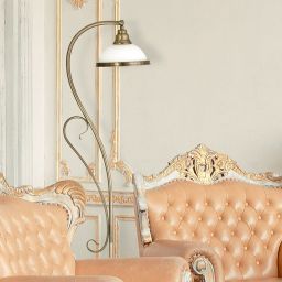 Rabalux Elisett lampa stojąca 1x60 W brązowa 2758