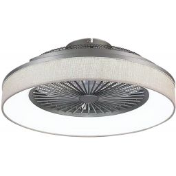 Rabalux Benicio plafon 1x35W LED z wentylatorem biały/popielaty 5420