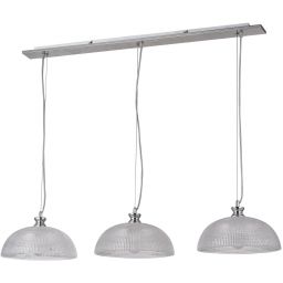 Rabalux Petrina lampa wisząca 3x40W chrom/satyna/przezroczysty 5460