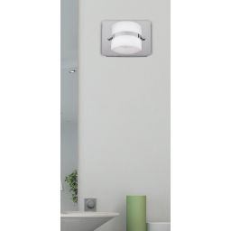 Rabalux Tony kinkiet 1x5W LED chrom/szkło opalizowane 5489