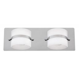 Rabalux Tony kinkiet 2x5W LED chrom/szkło opalizowane 5490
