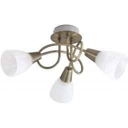 Rabalux Jenna lampa podsufitowa 3x40 W brązowa 5533