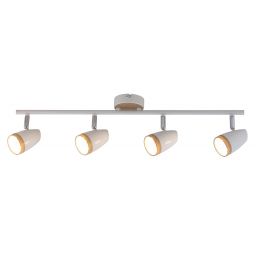 Rabalux Karen lampa podsufitowa 4x4 W biała-drewno 5567