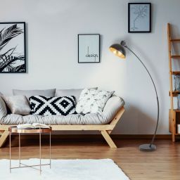 Rabalux Otto lampa stojąca 1x60 W czarna 5592