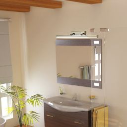 Rabalux Silas kinkiet 1x12W brązowy 5720