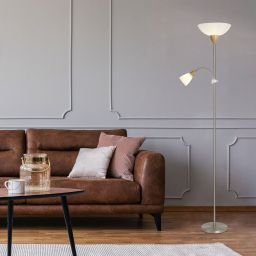 Rabalux Diana lampa stojąca 2x60 W chrom/opal 5739