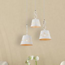 Rabalux Anna lampa wisząca 3x40W biały mat 2234