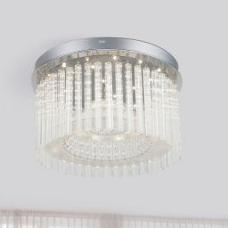 Rabalux Danielle lampa podsufitowa 1x18W chrom/przezroczysty 2449