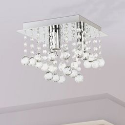 Rabalux Corinna lampa podsufitowa 3x40W chrom/kryształ 2617