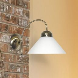 Rabalux Marian kinkiet 1x60W mosiądz/biały 2701