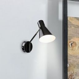 Rabalux Alfons kinkiet 1x25W czarny 4504