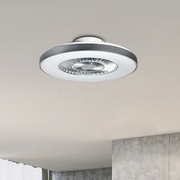 Rabalux Dalfon plafon 1x40W LED z wentylatorem srebrny/biały 6858