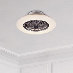 Rabalux Dalfon plafon 1x30W LED z wentylatorem srebrny/biały 6859