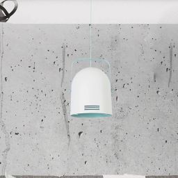 Rabalux Minuet lampa wisząca 1x40W biała/miętowa 7016