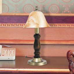 Rabalux Rustic 3 lampa stołowa 1x40 W mosiądz-brązowa 7092