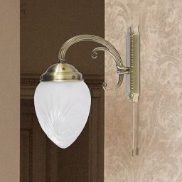 Rabalux Annabella kinkiet 1x40W mosiądz/biały 8631