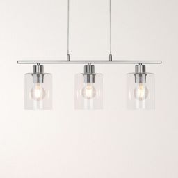Rabalux Miroslaw lampa wisząca 3x40W przezroczysty/chrom 3580