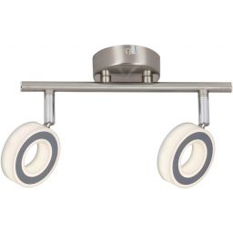 Rabalux Zora lampa podsufitowa 2x4,5W chrom/satyna 5940