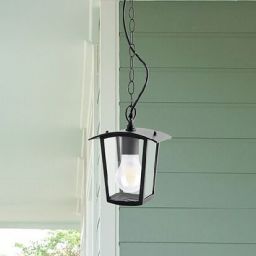 Rabalux Taverna lampa wisząca zewnętrzna 1x15 W czarna 7130