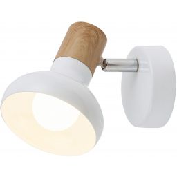 Rabalux Holly kinkiet 1x40W biały/buk 5943