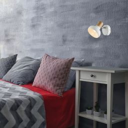 Rabalux Holly kinkiet 1x40W biały/buk 5943