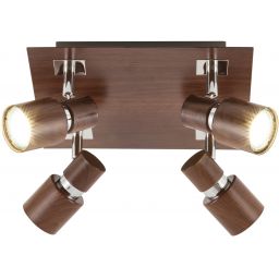 Rabalux Merkur lampa podsufitowa 4x50W wenge 6008