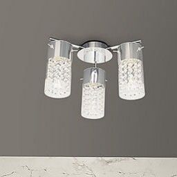 Rabalux Niagara lampa podsufitowa 3x40W chrom/przezroczysty 2195