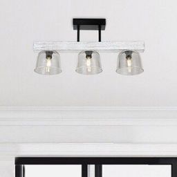 Rabalux Cardamom lampa podsufitowa 3x40W szary dąb/przydymiony 3119