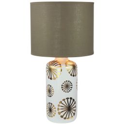 Rabalux Ginger lampa stołowa 1x60W złoty/brązowy 6030